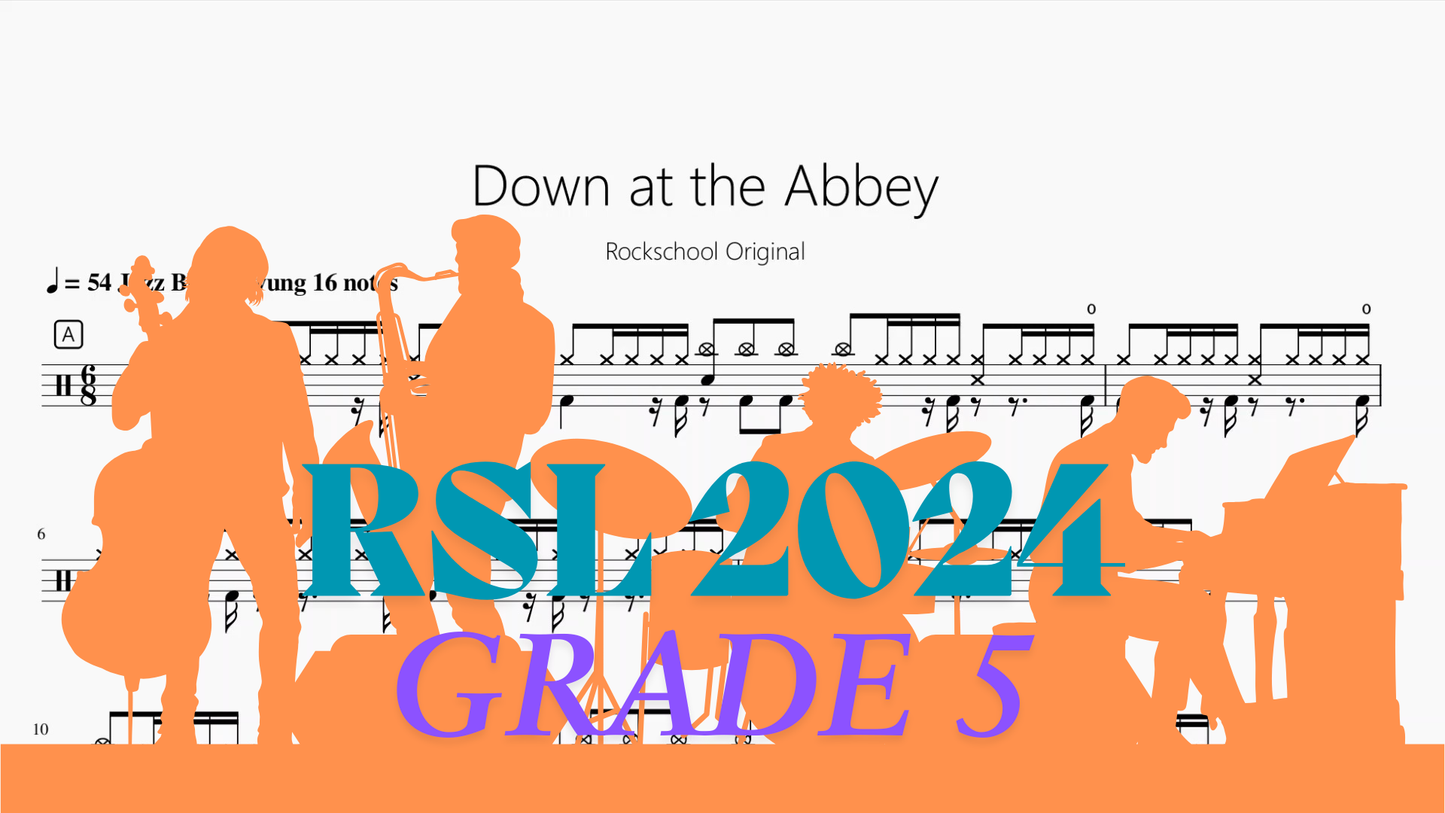 Down at the Abbey【Rock school Lv5】