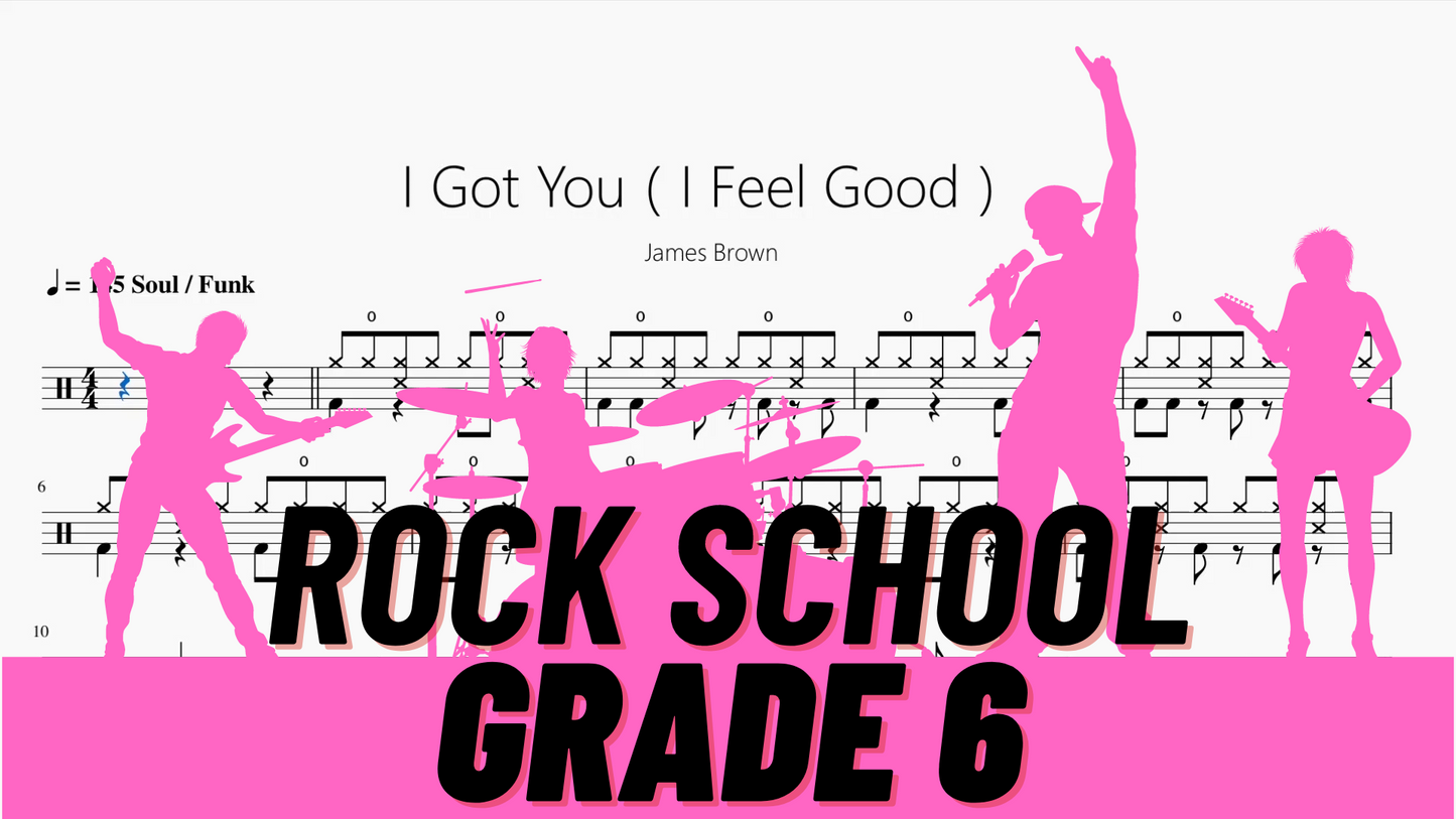 I Got You(I Feel Good) 【Rock school Lv6】