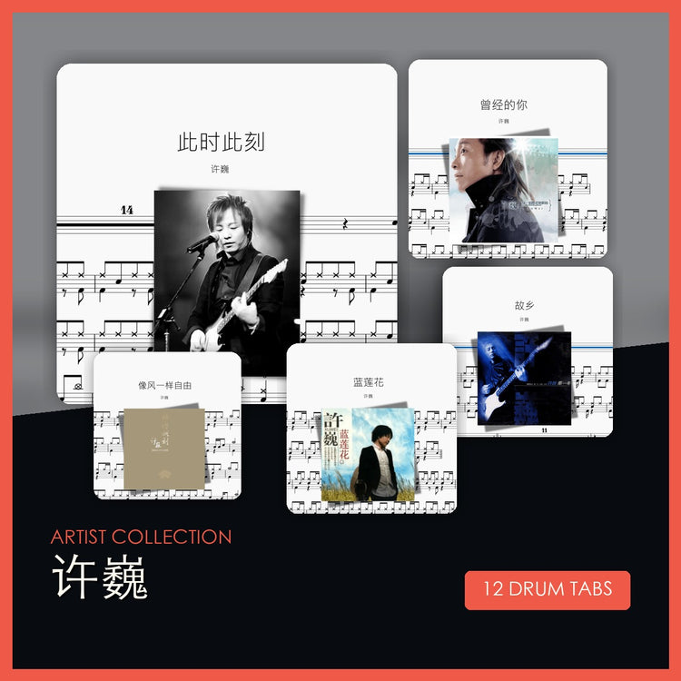 许巍 鼓谱合集 封面