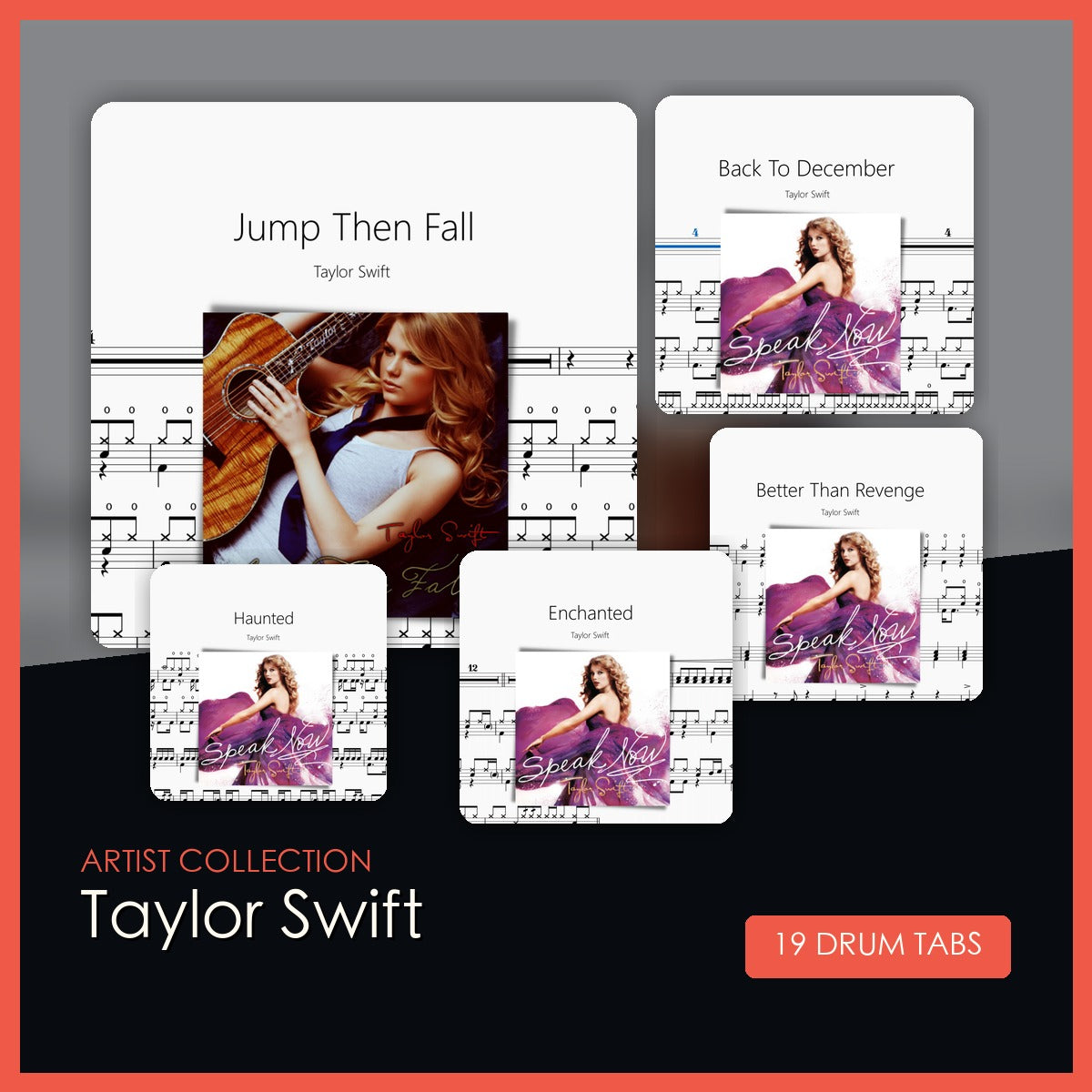 Taylor Swift 鼓谱合集封面