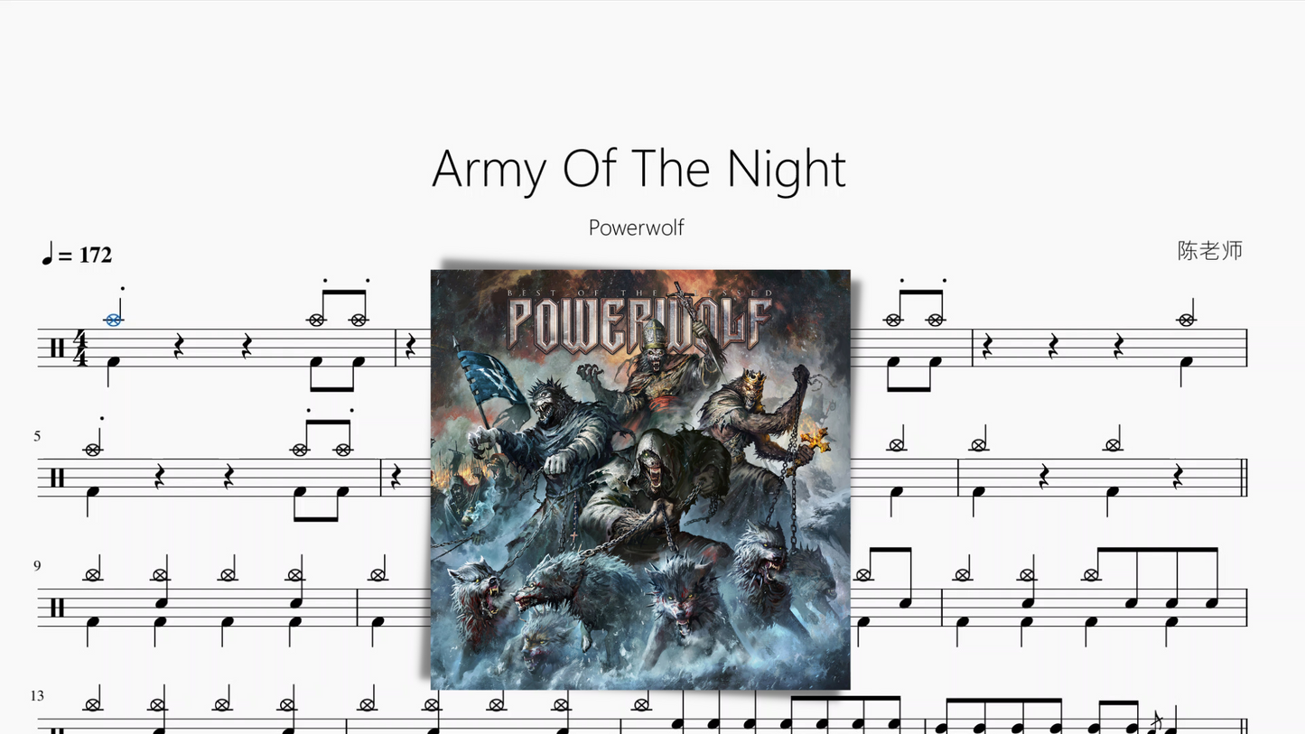 Army Of The Night【Powerwolf】