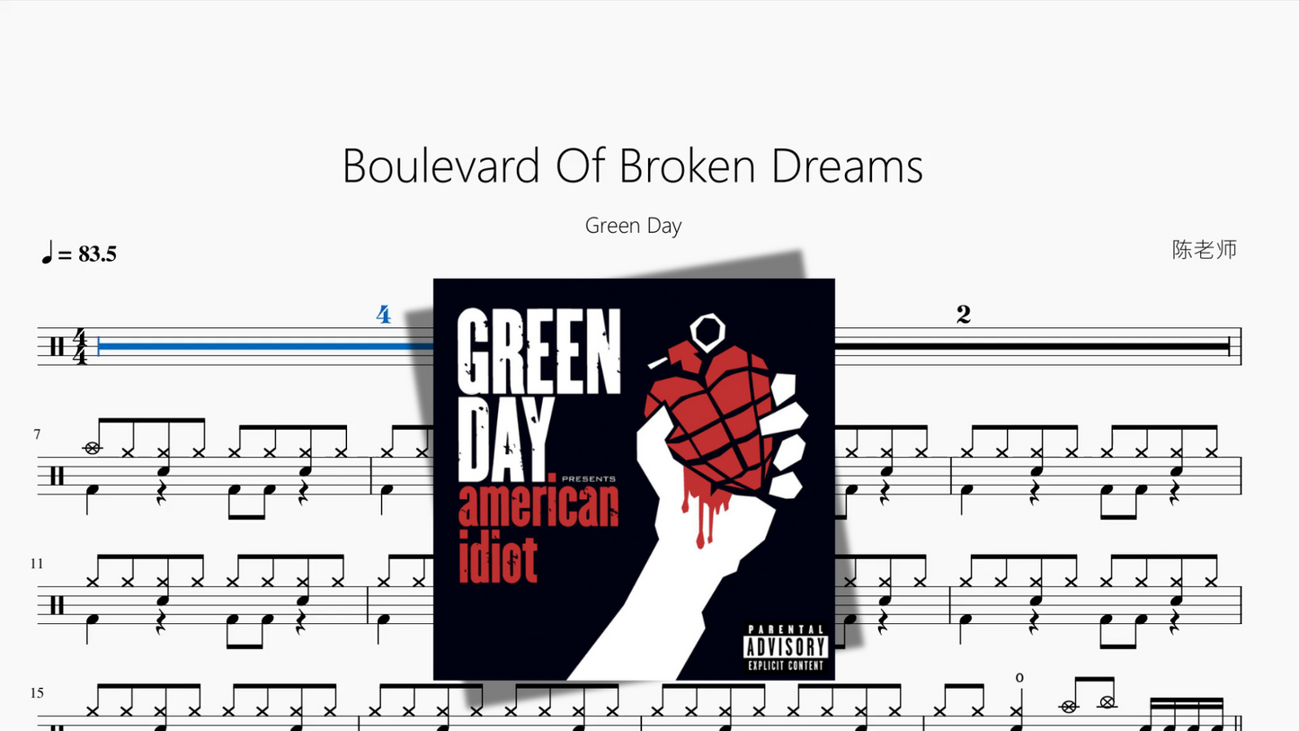 Boulevard Of Broken Dreams【Green Day】