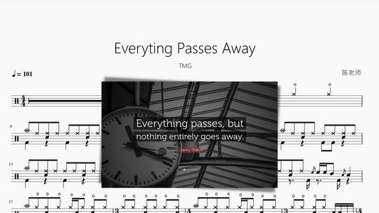 Everything Passes Away【TMG】