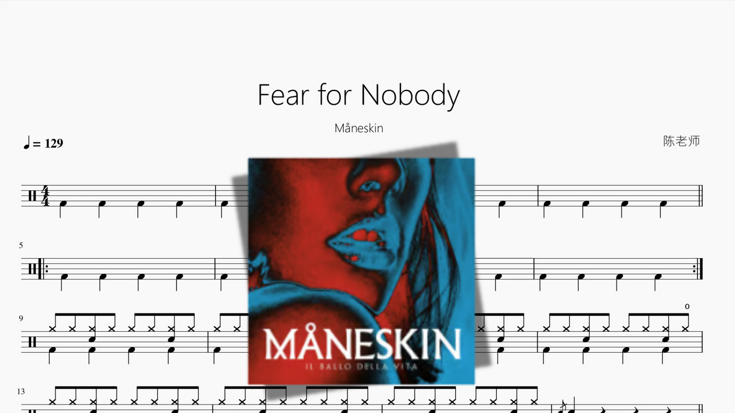 Fear for Nobody【Måneskin】