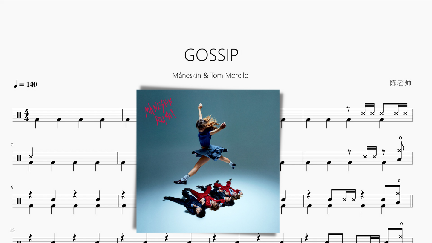 GOSSIP【Måneskin & Tom Morello】