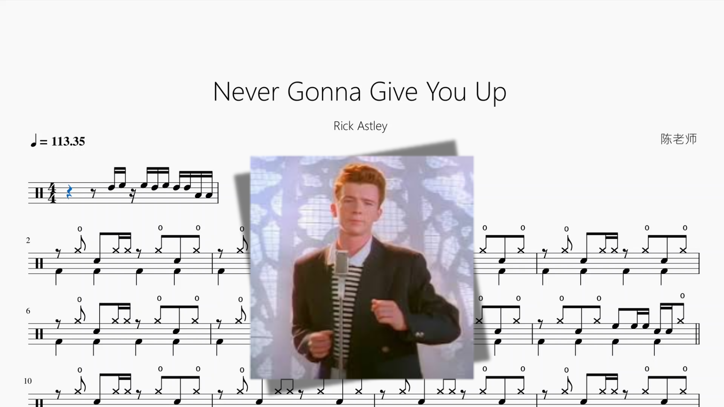 Never Gonna Give You Up【Rick Astley】