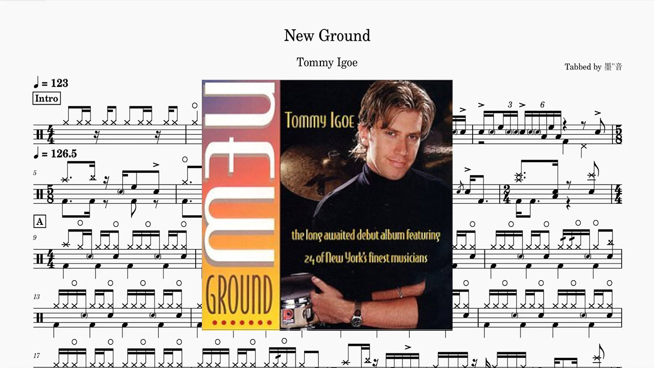 Tommy Igoe - New Ground