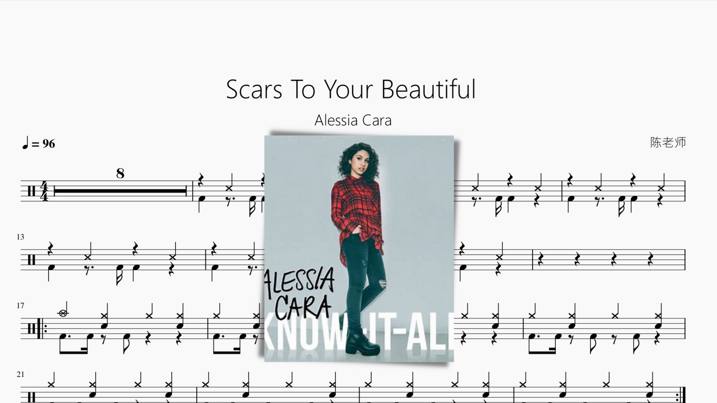 Scars To Your Beautiful【Alessia Cara】