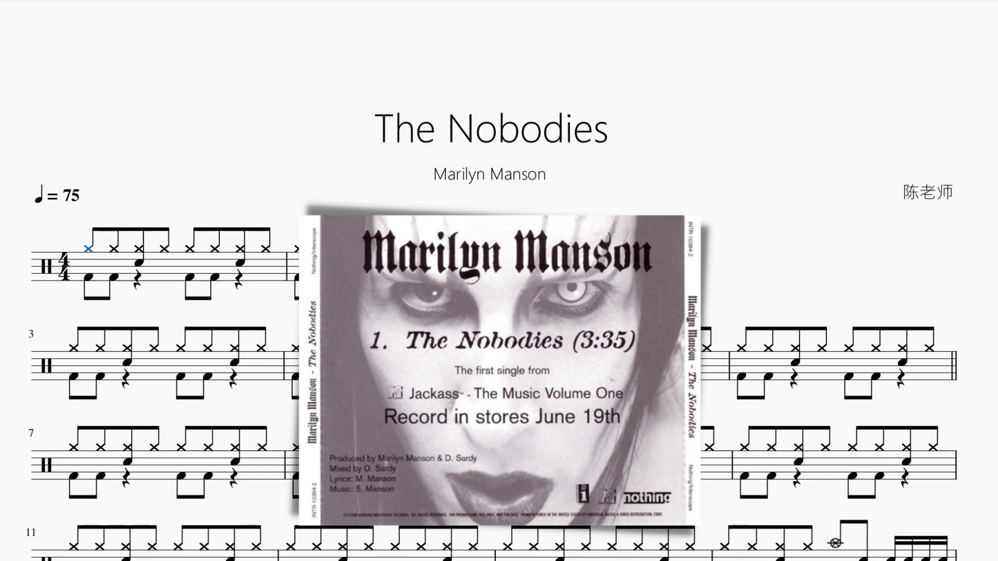 The Nobodies【Marilyn Manson】