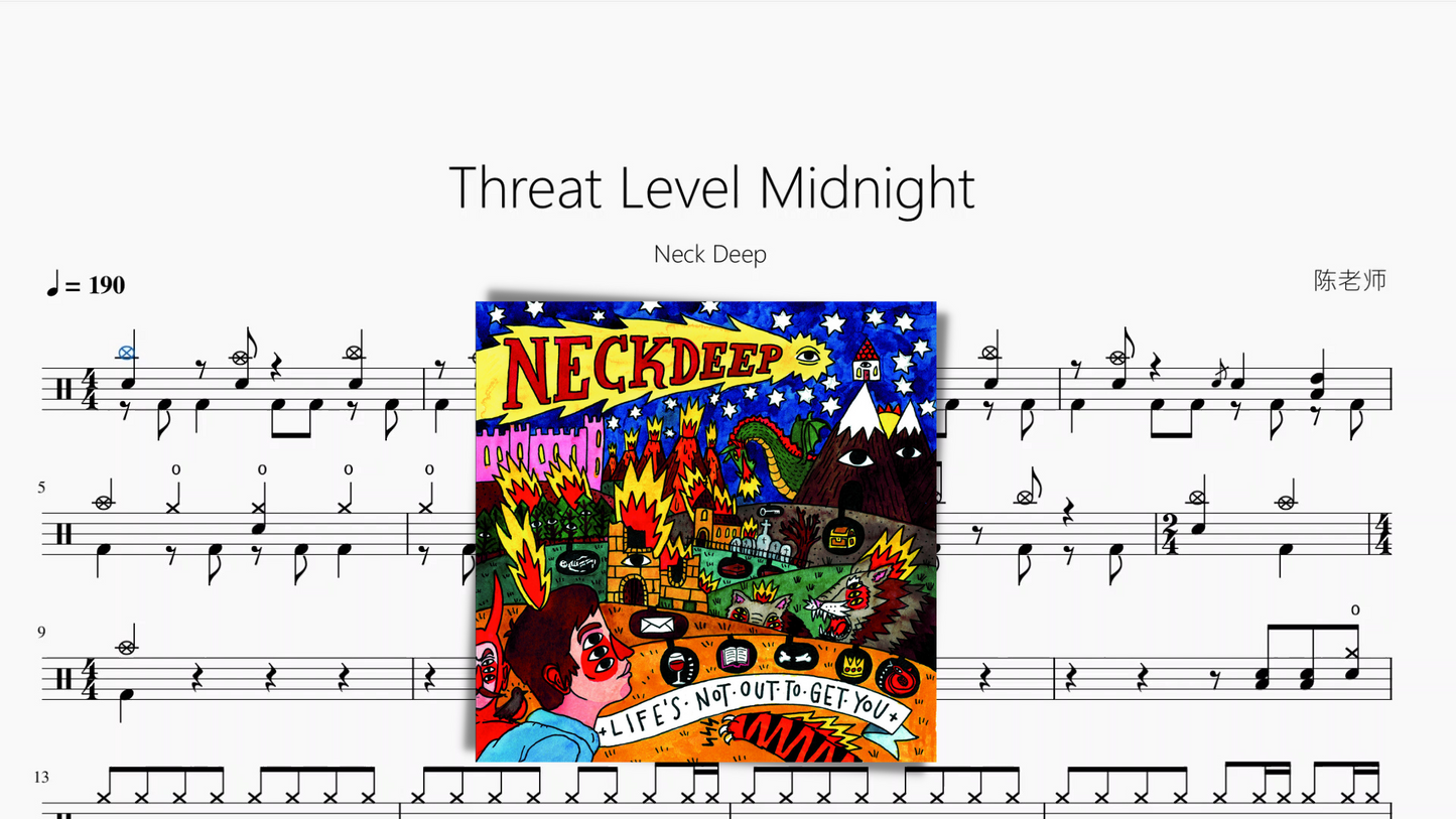 Threat Level Midnight【Neck Deep】