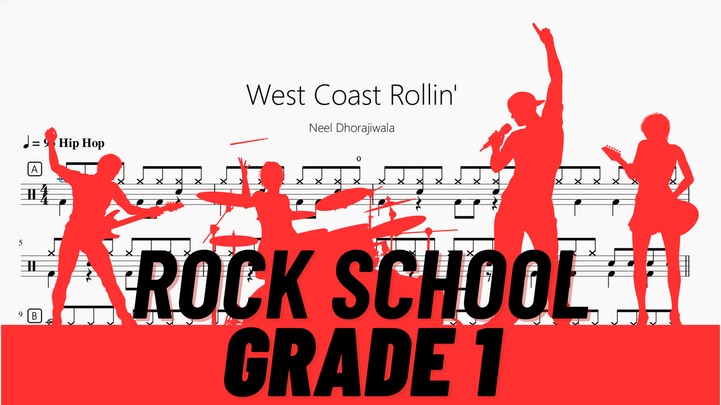 West Coast Rollin'【Rock school Lv1】