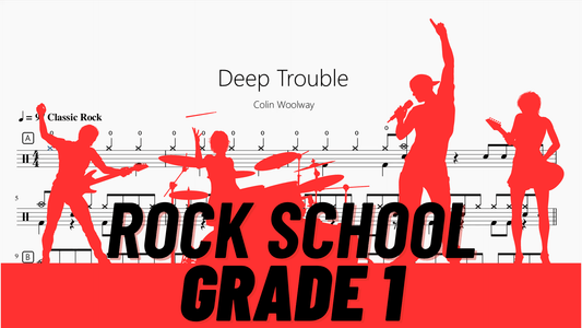 Deep Trouble【Rock school Lv1】 - 鼓譜 Drumtabs ドラム楽譜