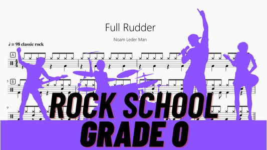 Full Rudder【Rock school Lv0】 - 鼓譜 Drumtabs ドラム楽譜