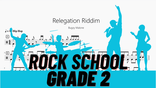 Relegation Riddim【Rock school Lv2】 - 鼓譜 Drumtabs ドラム楽譜