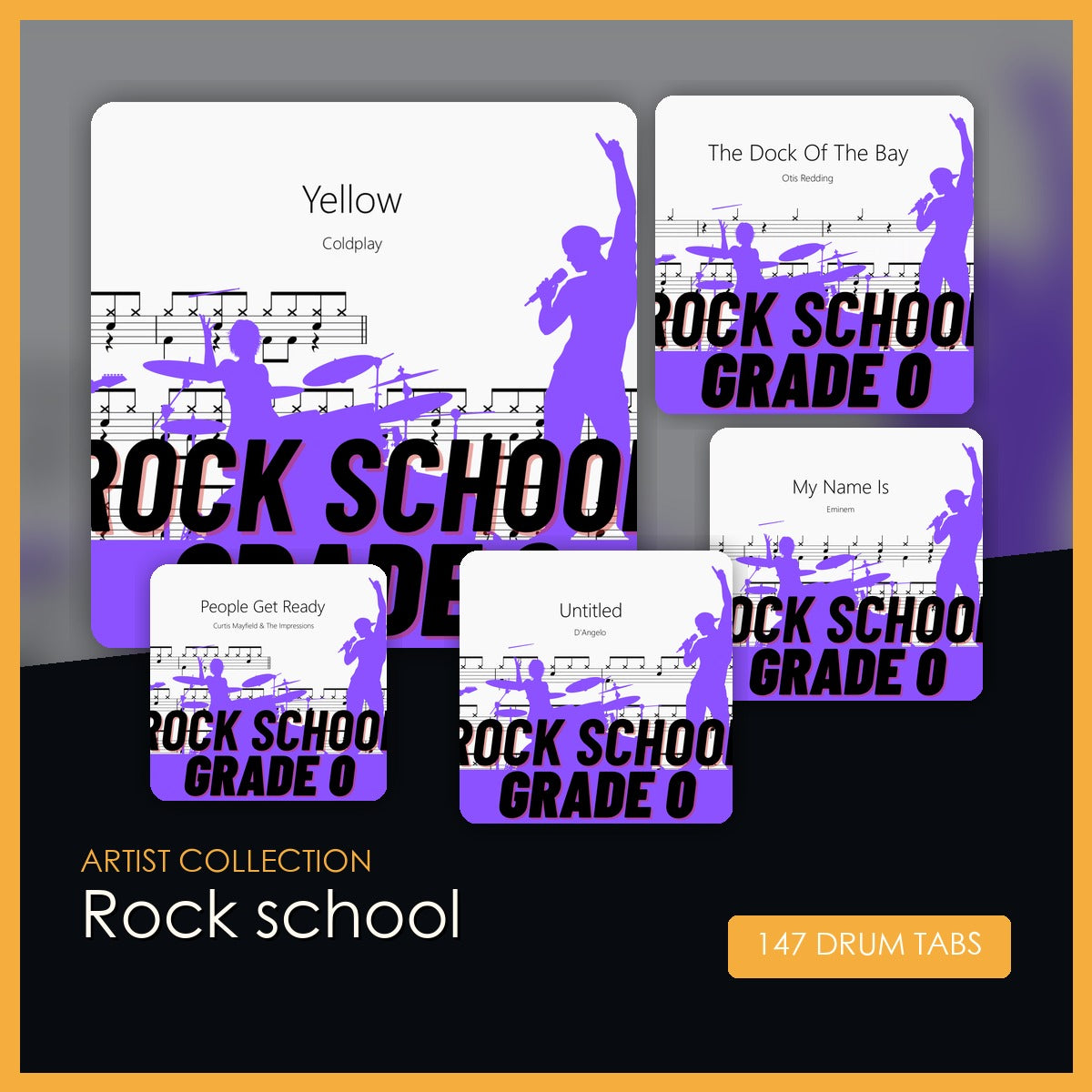 Rock School 鼓谱打包合集封面