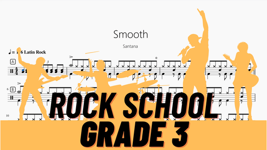 Smooth【Rock school Lv3】 - 鼓譜 Drumtabs ドラム楽譜
