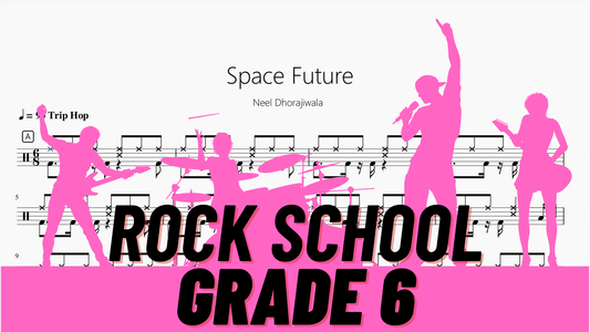 Space Future【Rock school Lv6】 - 鼓譜 Drumtabs ドラム楽譜