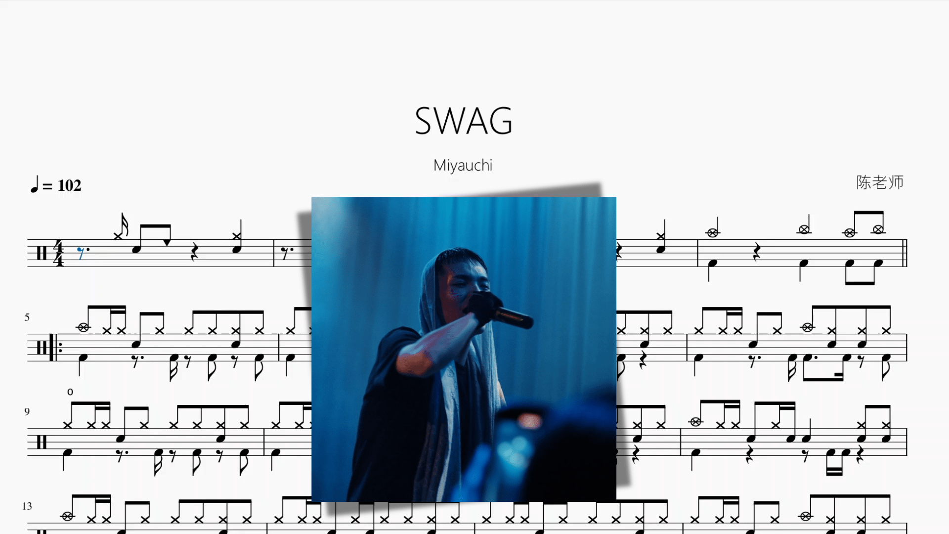 SWAG【Miyauchi】 - 鼓譜 Drumtabs ドラム楽譜