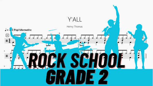 Y'ALL【Rock school Lv2】 - 鼓譜 Drumtabs ドラム楽譜